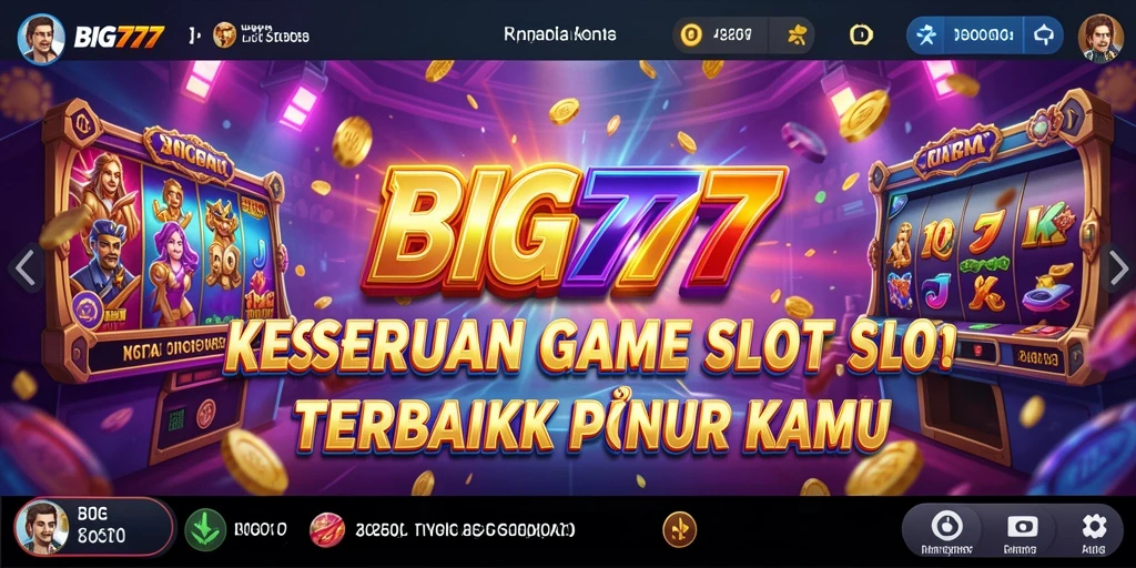Tampilan gameplay Slot yang seru dan menawan di BIG777.