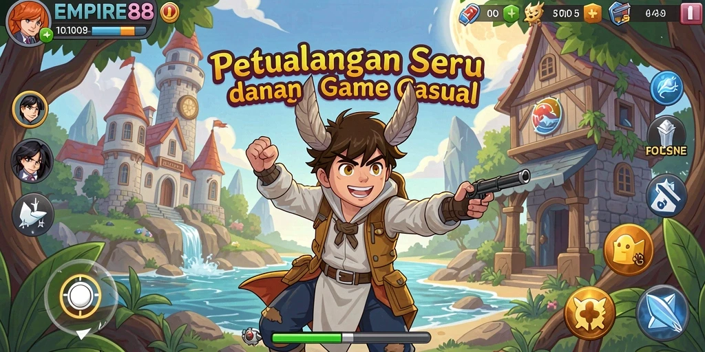Tampilan gameplay <strong>EMPIRE88</strong> yang penuh warna dan dinamis.