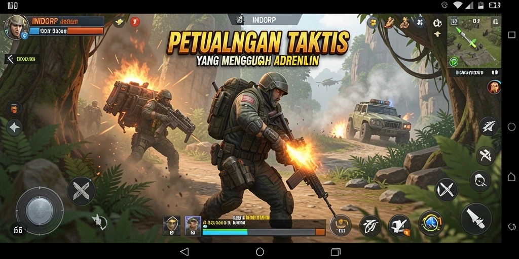Screenshot gameplay INDORP menampilkan aksi seru yang memikat.