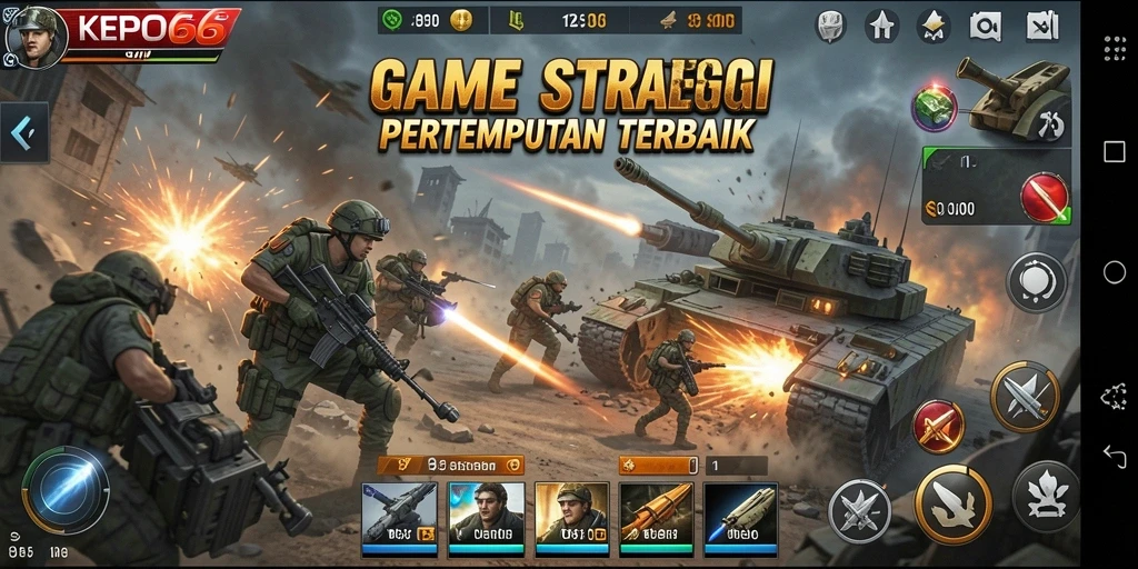 Tampilan gameplay KEPO66 yang mendebarkan dan strategis.