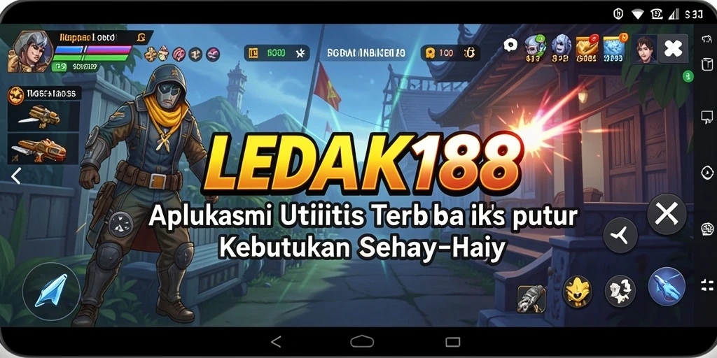 Tampilan utama LEDAK188 dengan semua fitur utilitas yang bermanfaat.