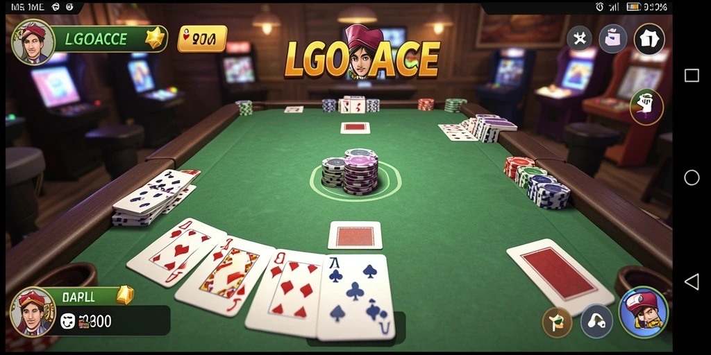 Tampilan gameplay menarik dari aplikasi LGOACE Gaple.