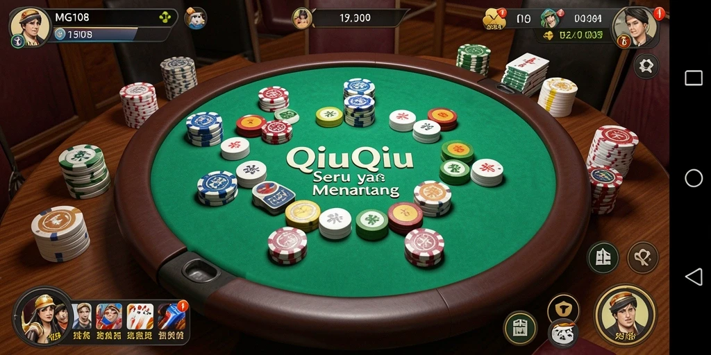 Screenshot gameplay QiuQiu MG108 yang mengasyikkan.