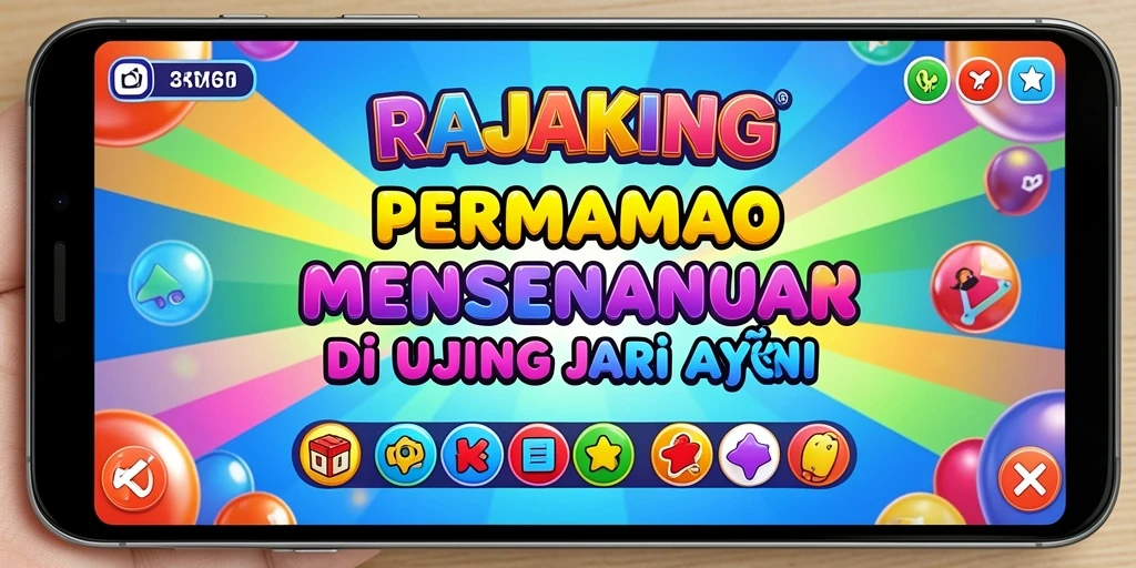 Tampilan gameplay Bingo di RAJAKING dengan kartu dan hadiah.