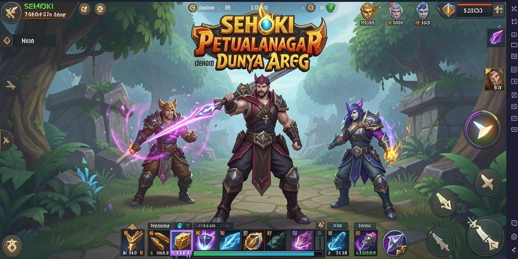 Gameplay SEHOKI yang penuh aksi dan tantangan.