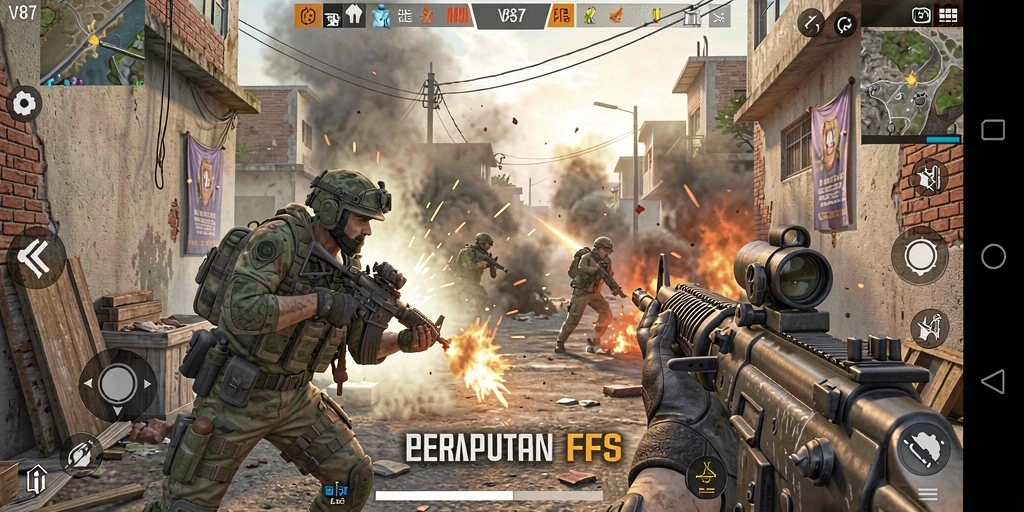 Tampilan gameplay menarik dan mendebarkan di <strong>V87</strong>.