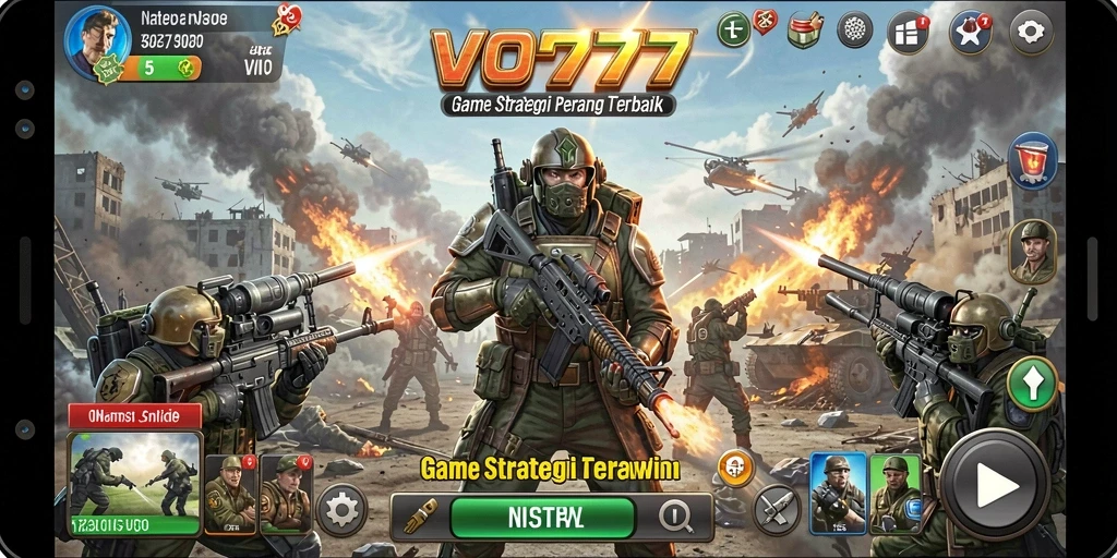 Tampilan gameplay VO777 yang mengesankan dengan elemen strategi terintegrasi.